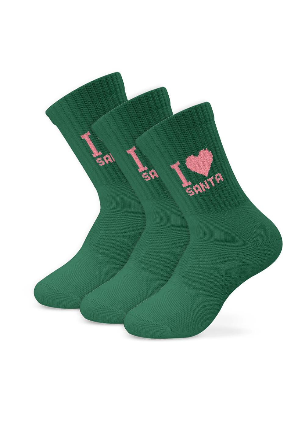 I Love Santa - Kids - ab 5 Jahre (3 Paar)