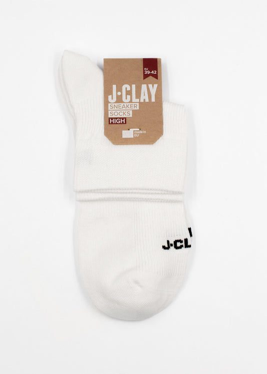 Sneaker Socken High - White