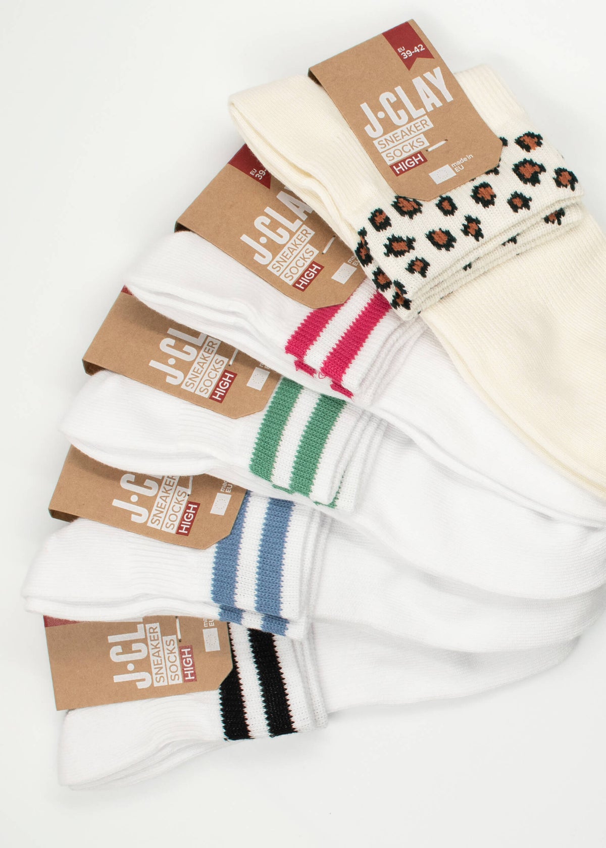 Leopard - Sneaker Socken High