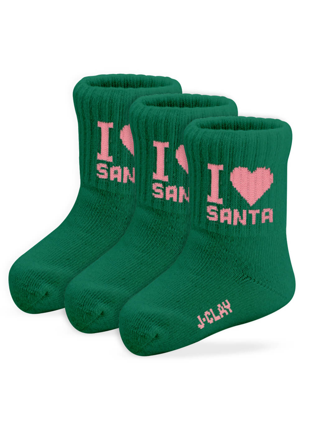 I Love Santa - Mini - 0-4 Jahre (3 Paar)