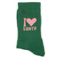 I Love Santa - Dark Green