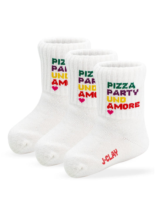 Pizza, Party, Amore - Mini bis 4 Jahre (3 Paar)