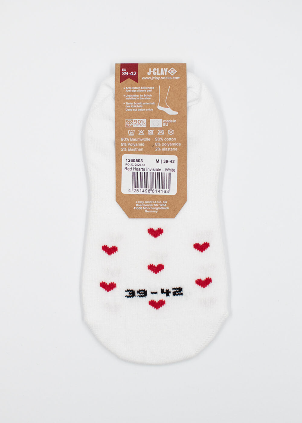 Red Hearts - Füßlinge