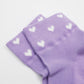 Lavenda Hearts - Sneaker Socken High