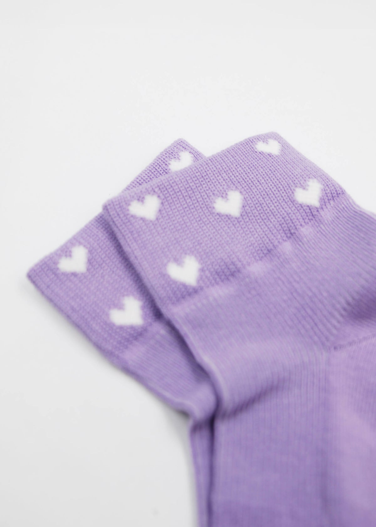Lavenda Hearts - Sneaker Socken High