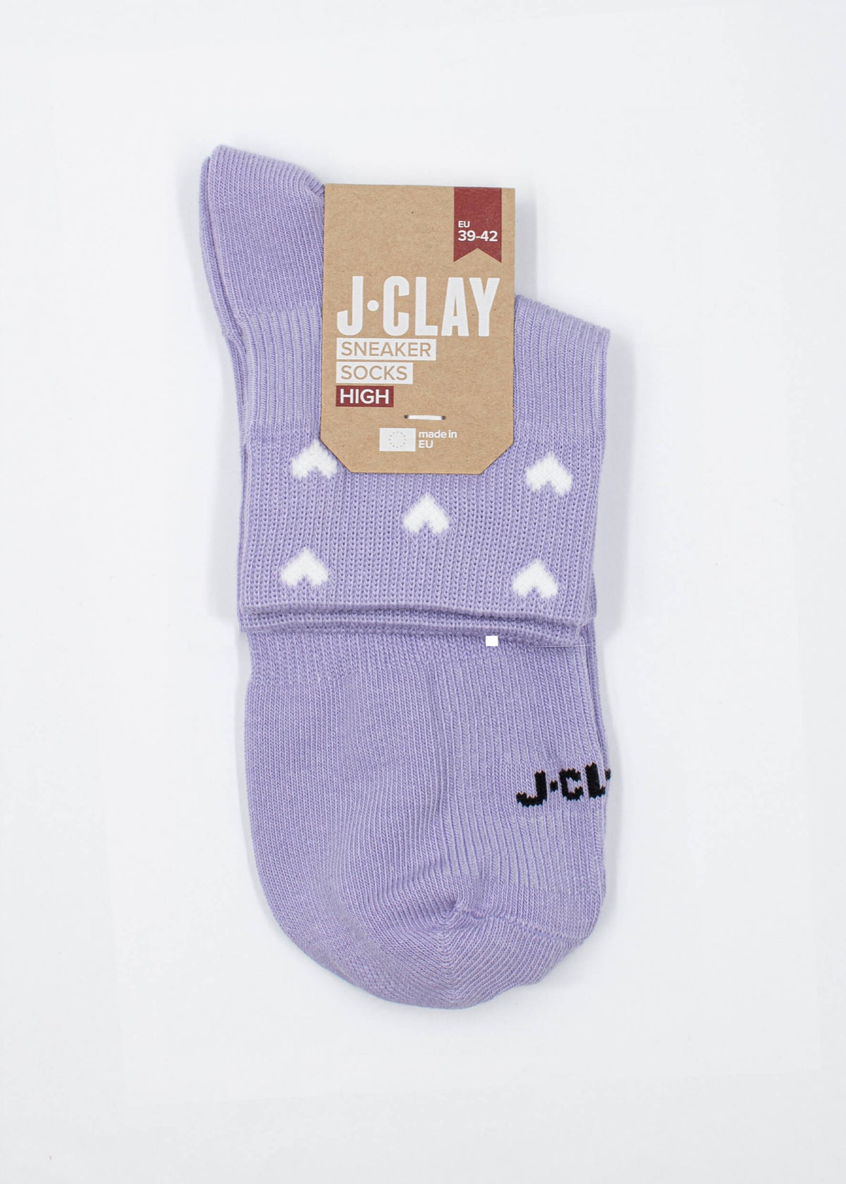 Lavenda Hearts - Sneaker Socken High
