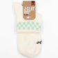 Mint Check - Sneaker Socken High