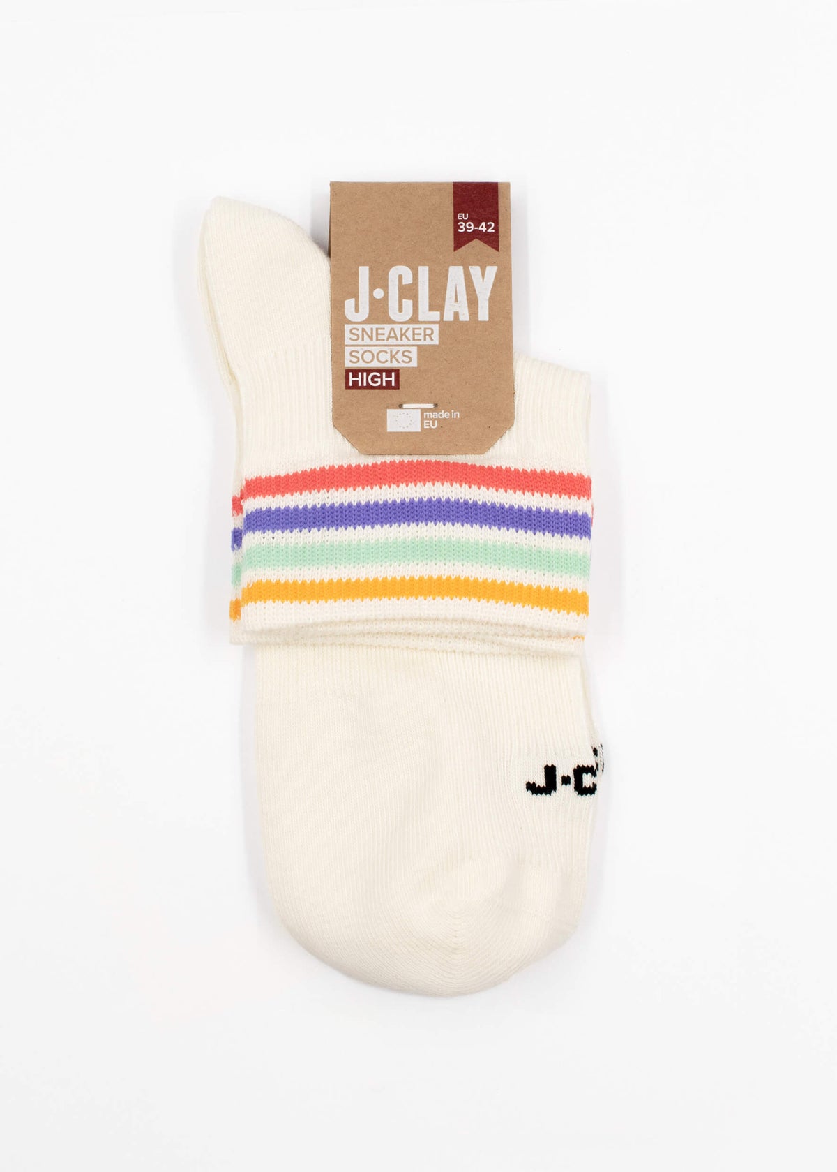 Multi Stripes - Sneaker Socken High
