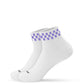 Grape Check - Sneaker Socken High