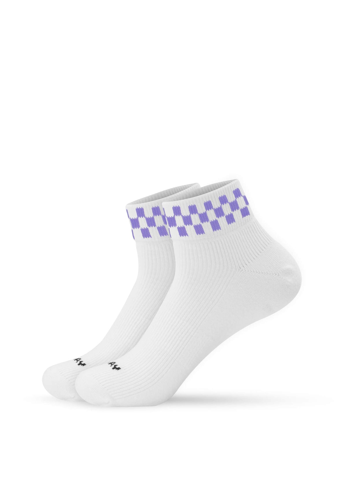 Grape Check - Sneaker Socken High