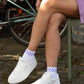 Grape Check - Sneaker Socken High