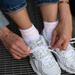 Blossom Stripes - Sneaker Socken High