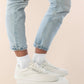Sneaker Socken High - White