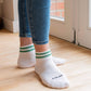 Neptune Stripes - Sneaker Socken High