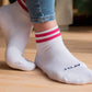 Starfish Stripes - Sneaker Socken High