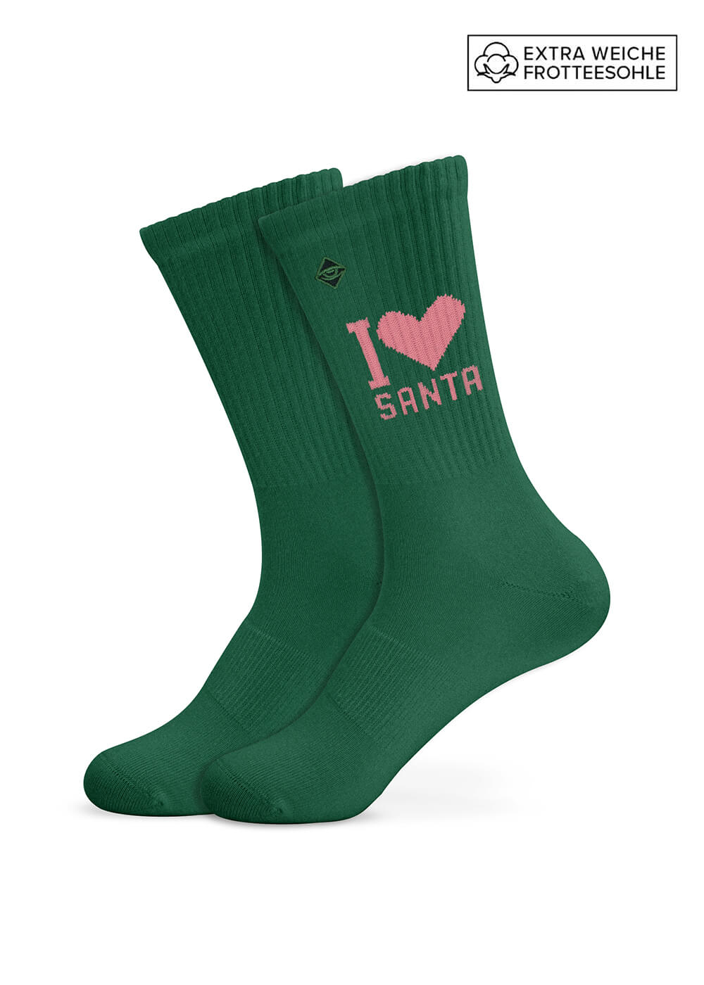 I Love Santa - Dark Green