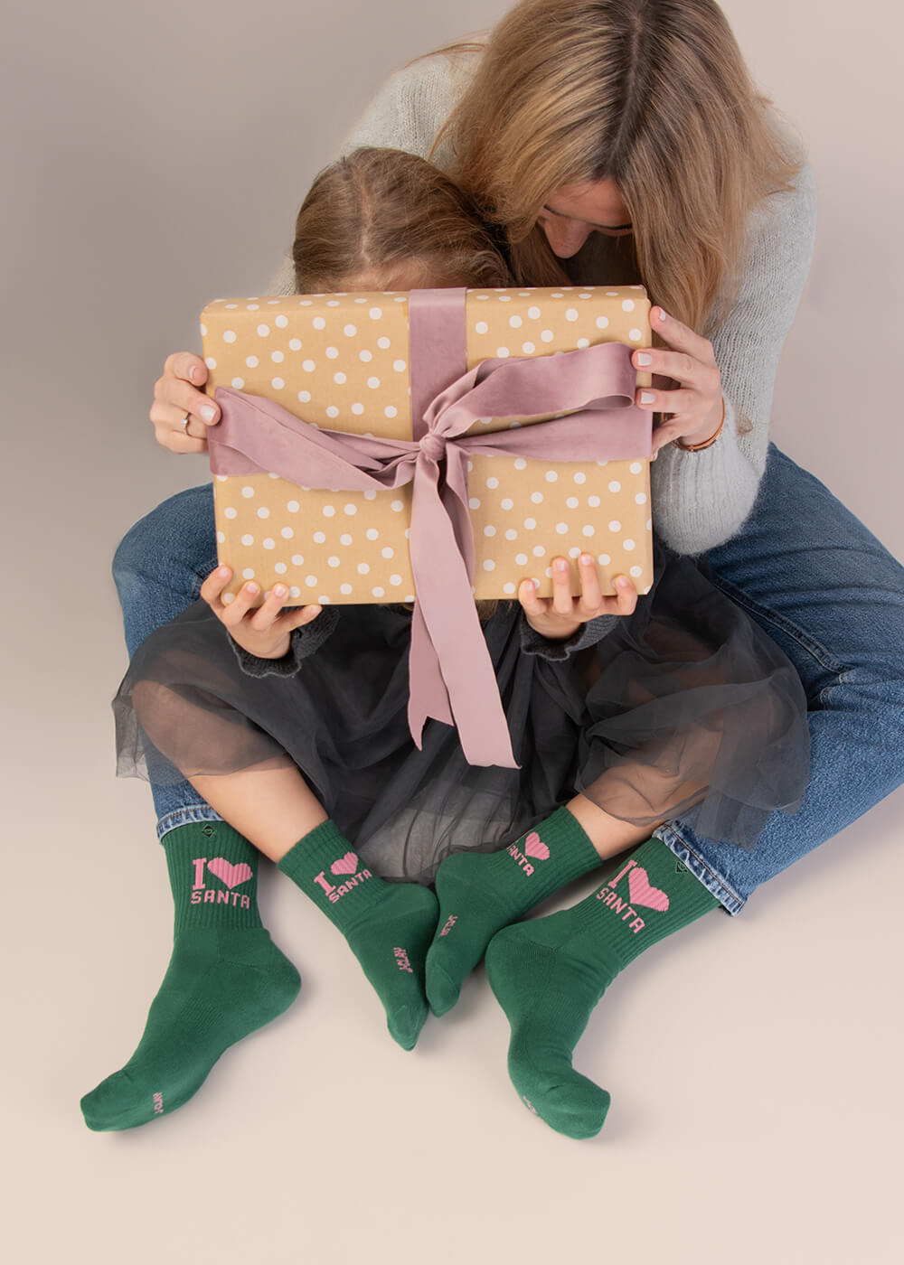 I Love Santa - Dark Green