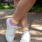 Neon Wave - Sneaker Socken High