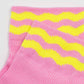 Neon Wave - Sneaker Socken High