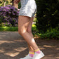 Neon Wave - Sneaker Socken High