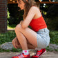 Neon Smile - Sneaker Socken High