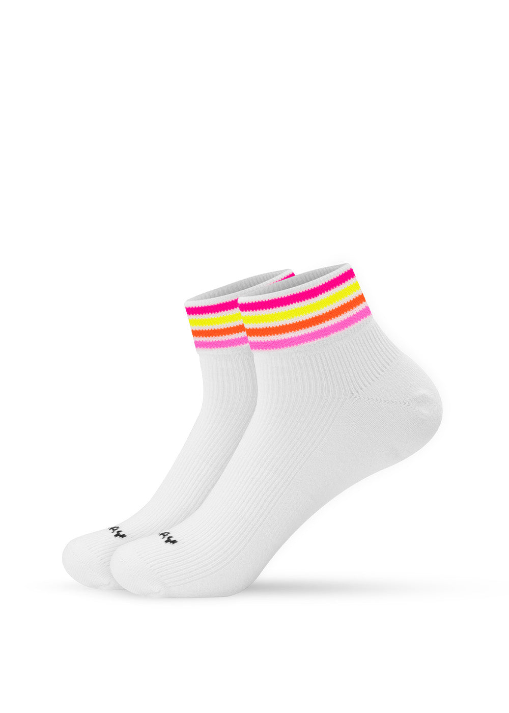 Multi Stripes Neon - Sneaker Socken High