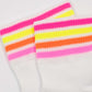 Multi Stripes Neon - Sneaker Socken High