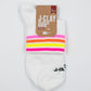 Multi Stripes Neon - Sneaker Socken High